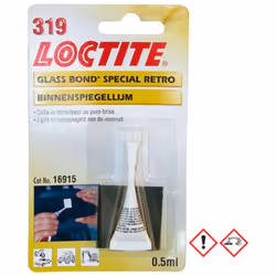 LOCTITE COLLE VERRE MéTAL POUR RéTROVISEURS - GLASS BOND Glass Bond spécial rétro ''319'' colle le verre et le métal en 1 min ...