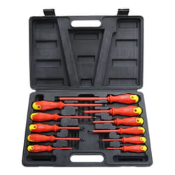 Tournevis electricien assortiment de 11 en coffret