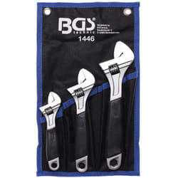 Jeu de 3 cles a molette bgs de 150, 200, 250 mm ( 6 - 8 - 10 )