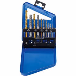 Coffret d'extracteurs de goujons + forets coupe à gauche Pour extraire les goujons cassés et les vis endommagées avec filetag ...