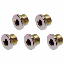 Bouchons de vidange 20 mm - Bouchon de vidange de 20 x 150 mm - 6 pans creux avec entrainement de 10 mm Lot de 5 bouchons