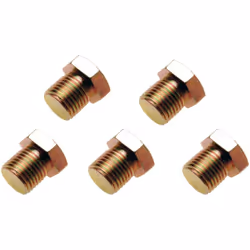 Bouchons de vidange Bouchons de vidange de Ø 15 mmFiletage de 15x1.50Tête 6 pans de 19 mm Sachet de 5 bouchons