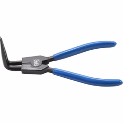 Pince à becs longs professionnelle pour circlips extérieurs BGS TECHNIC - Pour circlip extérieur - Coudée à 90 - Pointes extr ...