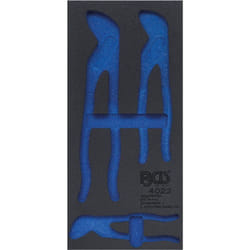 Bgs Technic - Insert mousse de servante vide 1/3 bgs pour 3 pinces multiprise