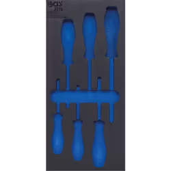 Insert de servante d'atelier vide 1/3 pour jeu de tournevis. Insert en mousse robuste de très bonne qualité. Dimensions : 189 ...