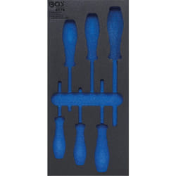 Bgs Technic - Insert de servante 1/3 jeu 6 tournevis torx vide