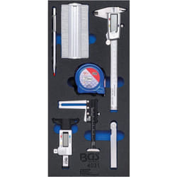 Bgs Technic - Insert de servante 1/3 jeu outils de mesure complet