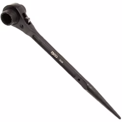 Clé de monteur à cliquet double BGS 17 X 19 mm. - Cliquet réversible à deux côtés avec des douilles débouchées 12 pans de 17  ...