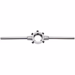 Porte filière BGS cage de 30 mm. Poignées en acier à dévisser.Longueur totale : 255 mm. Tête de retenue en zinc coulé sous pr ...