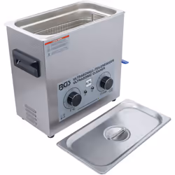 Nettoyeur à ultrasons 6.5L BGS. Bac à ultrasons pour le nettoyage de pièces de moteurs, carburateurs, de pièces mécaniques de ...