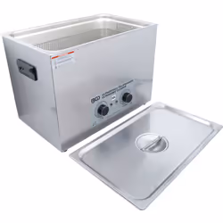 Nettoyeur à ultrasons 30L BGS. Bac à ultrasons pour le nettoyage de pièces de moteurs, carburateurs, de pièces mécaniques de  ...