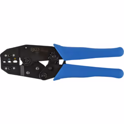 Pince BGS à sertir les cosses électriques isolées. Pince à sertir avec fonction cliquet. Qualité professionnelle. Pour les co ...