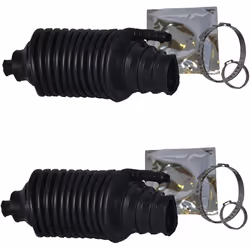 Lot de 2 Soufflets néoprène universels de crémaillère de direction pour VL Soufflets de direction pour la quasi totalité des ...