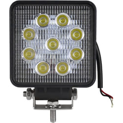 JBM - Phare de travail a led carre 12/24v 27w lumiere diffuse
