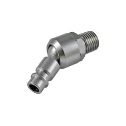 Embout raccord air male articule a rotule cardan type euro line