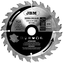 JBM - Lame de scie circulaire 24 dents 165 mm à bois