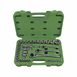 Coffret de douilles traversantes de 4 à 32 mm - 39 pcs. Jeu de douilles à profil bas vous permettant de travailler dans des e ...