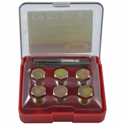 Kit de réparation de bouchons de vidange de 12 mm Re-filetage à 13 x 1.50 Pour remplacer proprement vos bouchons de vidanges  ...