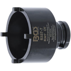 Douille impact cles a ergots dents exterieurs km7 (din 981) bgs