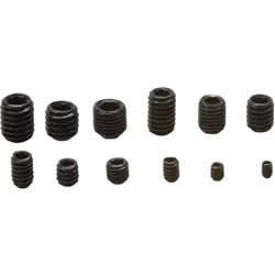 Assortiment de vis sans tête STHC en pouces BGS. Vis de blocage à filetage standard :15 pcs. 5/32 UNC 32 x 3/16 15 pcs. 1/8 U ...