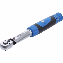 Clé dynamométrique 1/4 de 1 à 6 Nm - BGS TECHNIC Cliquet reversible avec raccord rapide Signal de clic lorsque la valeur du c ...