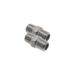 Silverline - Mamelon double 1/4 bsp lot de 2