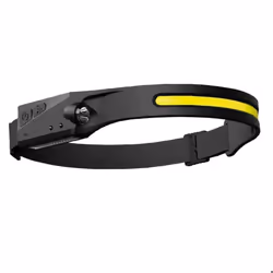 Lampe frontale rechargeable COB LED - JBM - XPE 3W - COB 5W - Gel de silice