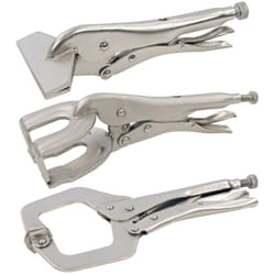 Silverline - Pinces etau pour soudure et carrosserie - jeu de 3 pinces