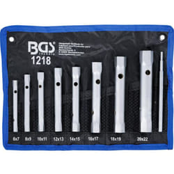 Bgs Technic - Jeu de cles tubulaires, cles a tubes 6 x 7 - 20 x 22 mm