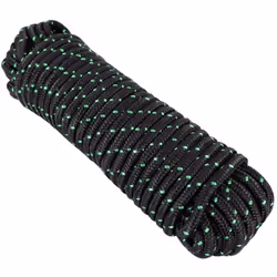 Corde multiusage tressée 30 m x 1/2 Longueur de la corde = 30 m ; Diamètre de la corde = 1/2 - 12,7 mm ; Matériau = 100% poly ...