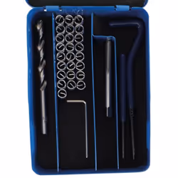 KIT FILETS RAPPORTéS M7X100 TYPE HELICOIL Les filets rapportés sont en acier inox résistant à la chaleur et à la corrosion. C ...