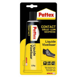 Colle contact liquide type neoprene pattex tous materiaux, 125g