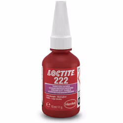 LOCTITE 222 - Frein filet faible 10 ml Frein filet basse résistance pour l'ajustement des vis de réglage, des vis à tête frai ...