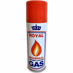 Recharge de gaz 200 ml pour briquets et chalumeaux Recharge de gaz butane. Comporte 5 adaptateurs. Aérosol extrêmement inflam ...