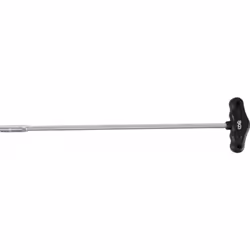Clé à douille en Forme de T avec manche, poignée longue Longueur : 360 mm. Empreinte 6 pans de 10 mm. En acier chrome vanadiu ...