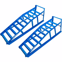 Description générale Paire de rampes de levage pour voiture, idéales pour l'entretien et les réparations de votre véhicule. C ...
