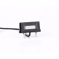 Feux éclairage LED pour plaques minéralogiques Lot de 2 feuxLivrés avec visDimensions : 83 x 40 x 30 mmEntraxe : 45 mm Faible ...