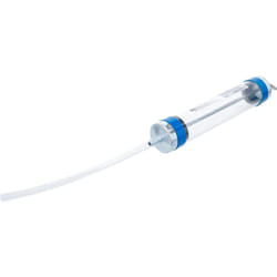 Seringue pompe a huile et liquides de 500 ml transparente