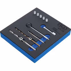 Kit de réparation de filets pourvis de montage d'injecteurs M6x100 Kit pour déloger les vis de montage d'injecteur cassées (v ...