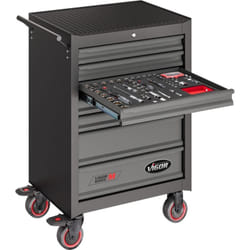 Servante d'atelier pro 7 tiroirs complete avec 219 outils inclus