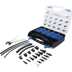 Bgs Technic - Assortiment tuyaux et raccords, connecteurs plastique pour carburant