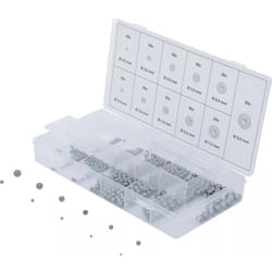 Bgs Technic - Assortiment de 470 billes en acier, 11 tailles metriques, ø 2 à 8 mm