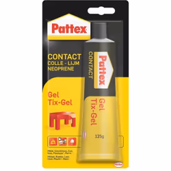 COLLE NEOPRENE PATTEX TIX-GEL Colle contact néoprène idéale pour l'assemblage et le placage multi-matériaux tel que le caoutc ...