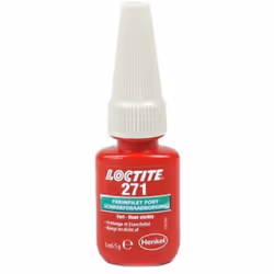 LOCTITE 271 FREIN FILET FORT 5 ML LOCTITE® 271 est un frein filet à base méthacrylate avec une viscosité faible et une résist ...