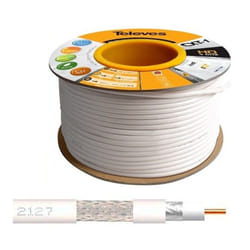 Televes - 100M Cable Coaxial Blanc 17 vatc ClassA 2127 CXT-1