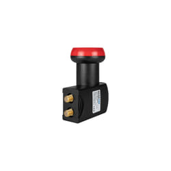 Megasat 0400012 convertisseur abaisseur de fréquence Low Noise Block (LNB) 10,7 - 12,75 GHz Noir, Rouge