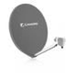 CAHORS PARABOLE SATELLITE FIBRE COMPOSITE GRIS ANTHRACITE SMC 80CM + LNB SINGLE