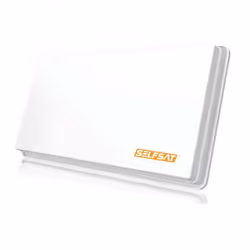 Selfsat H30D4, 10,7 - 12,75 GHz, 950 - 2150 MHz, 33,7 dBi, 60 dB, Polarisation horizontale/verticale, Blanc