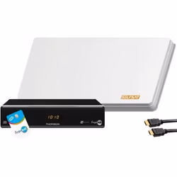 KIT Parabole plate Selfsat H30D + Récepteur THOMSON THS 805 HD + Carte FRANSAT