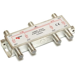 Répartiteur 6 Directions - Triax - SCS-6 - 5 à 2400 MHz - Protection par diode - 6 Sorties